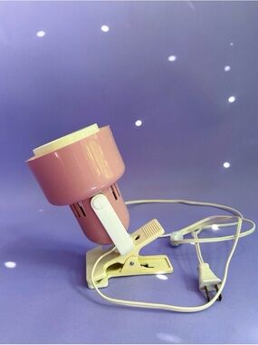 Pink Clip-On Spotlight Lamp